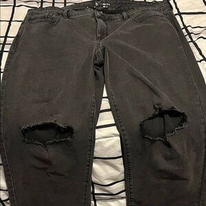Torrid Women’s Black Distressed Jeans
